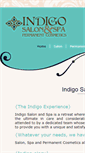 Mobile Screenshot of indigosalonandspapermanentcosmetics.com